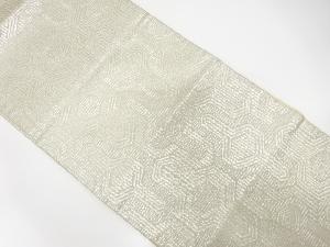 アンティーク　幾何学模様織り出し袋帯（材料）